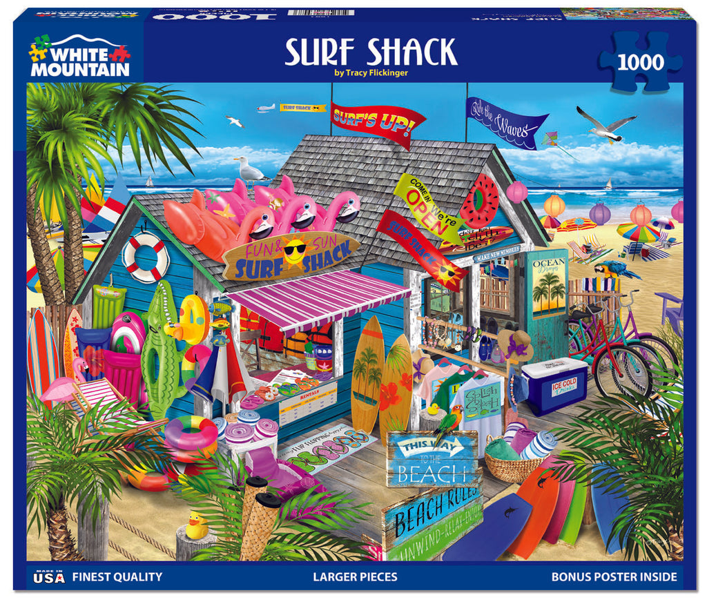 Surf Shack (1842pz) - 1000 Piece Jigsaw Puzzle