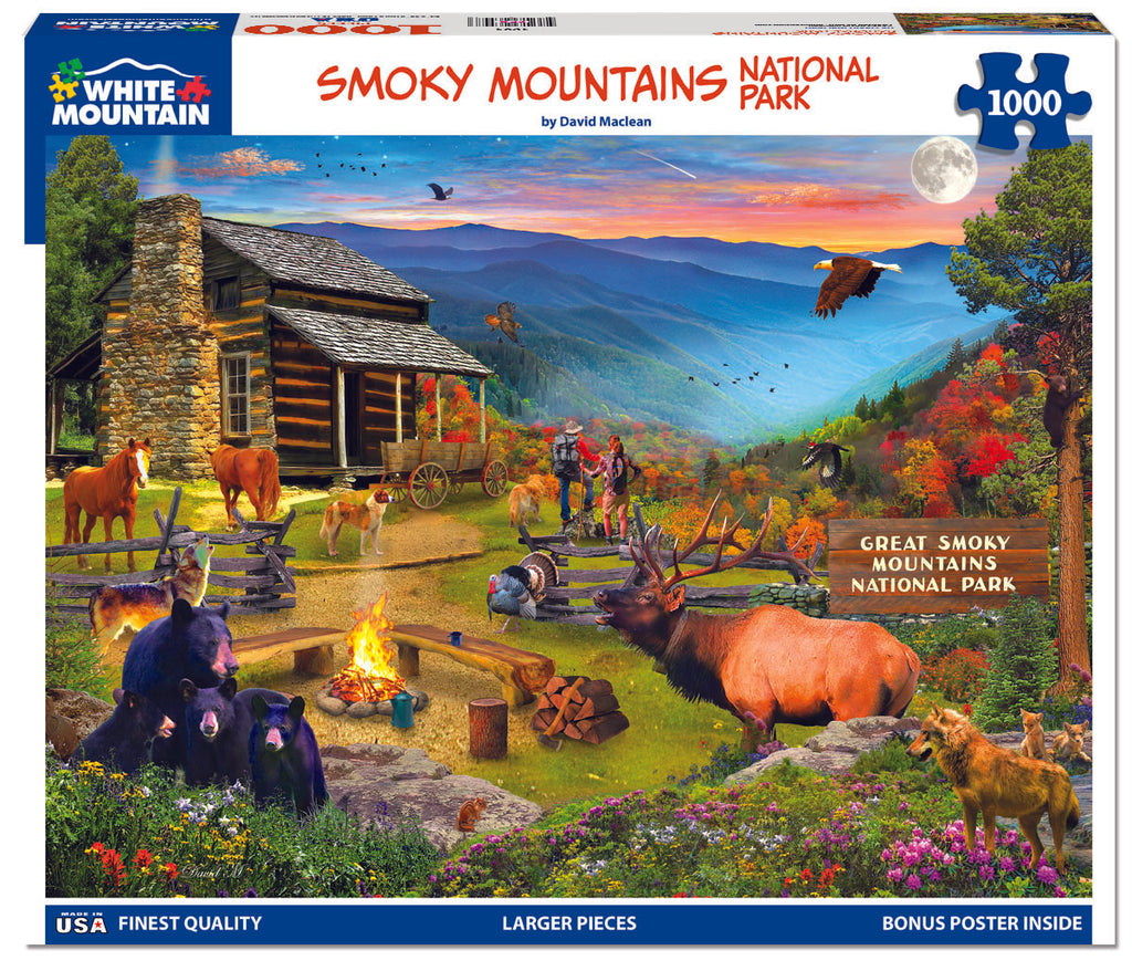 Great Smoky National Park (1904pz) - 1000 Piece Jigsaw Puzzle