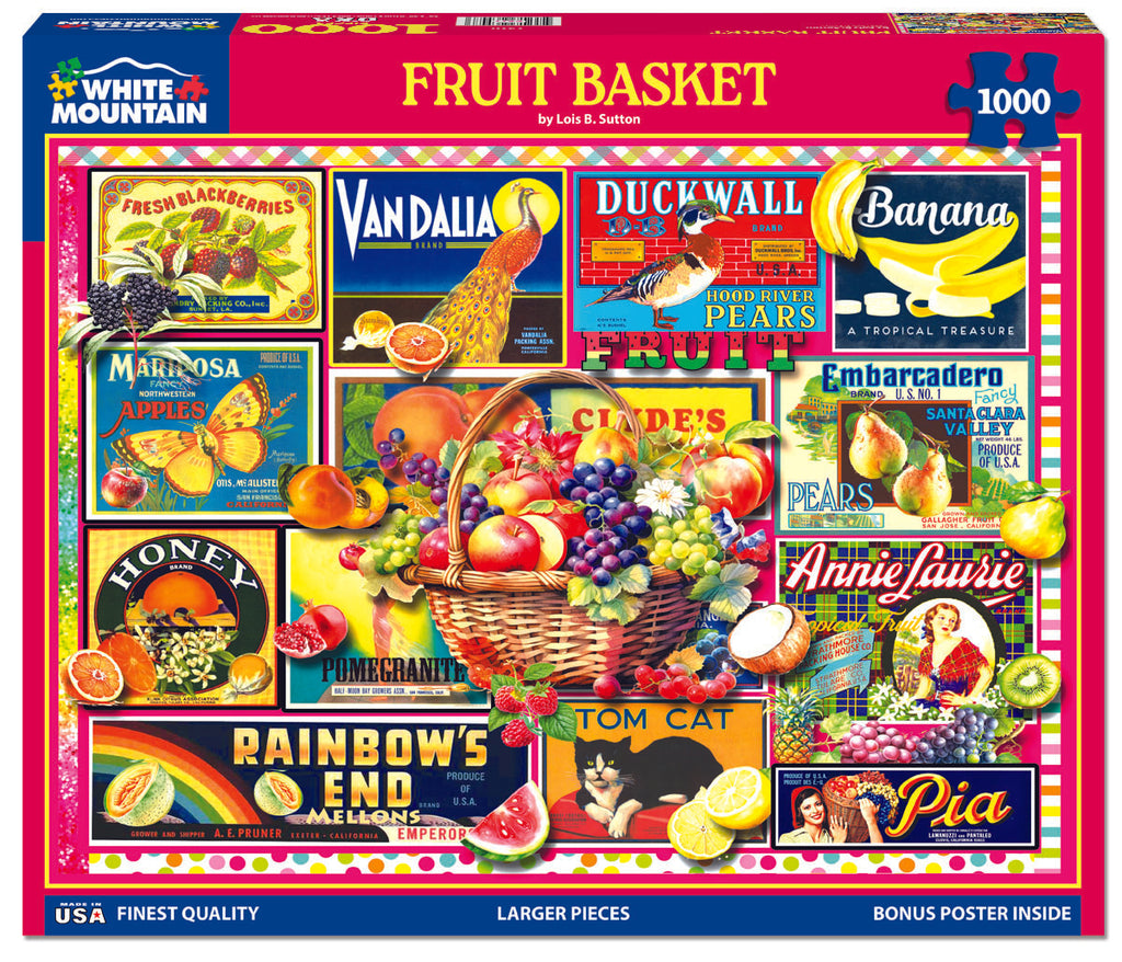 Fruit Basket (1920pz) - 1000 Piece Jigsaw Puzzle