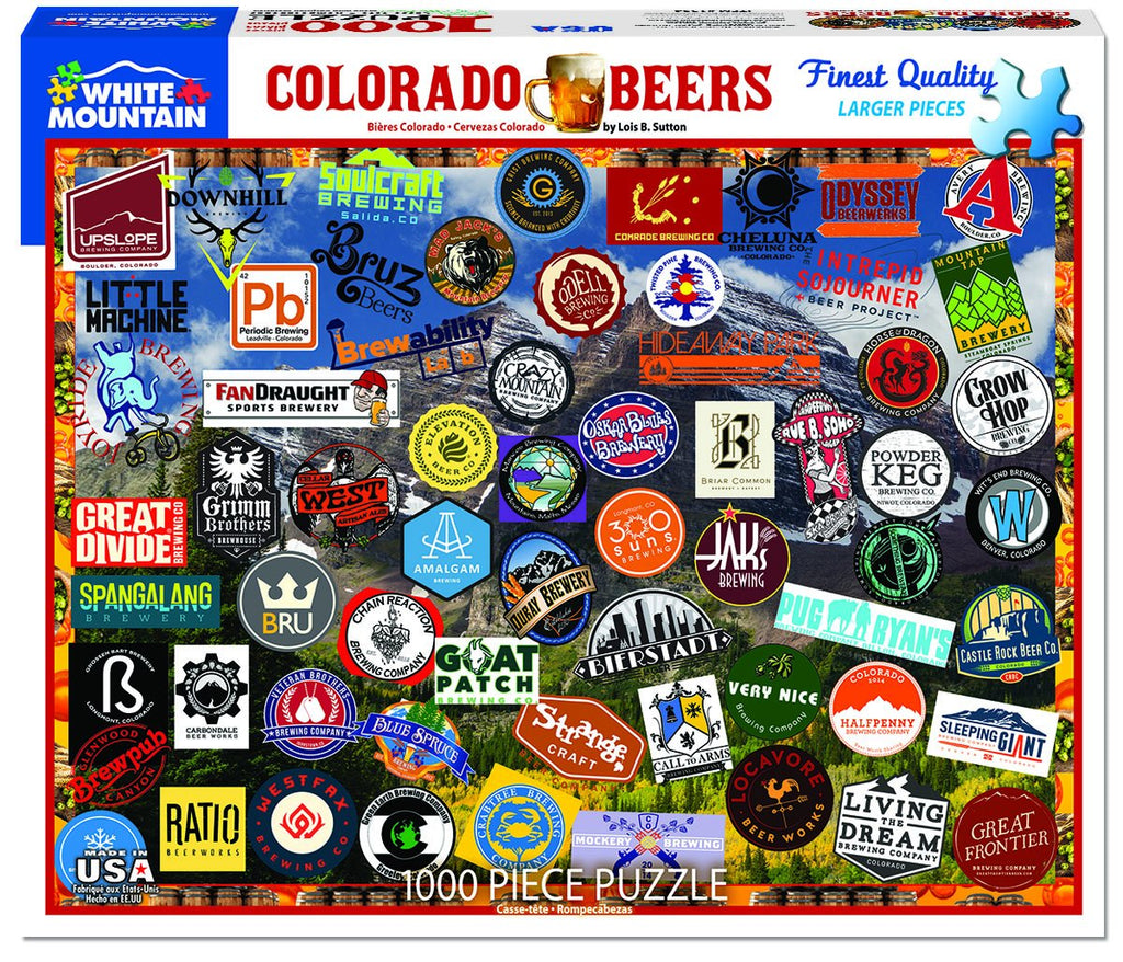 Colorado Craft Beer (1394pz) - 1000 Piece Jigsaw Puzzle