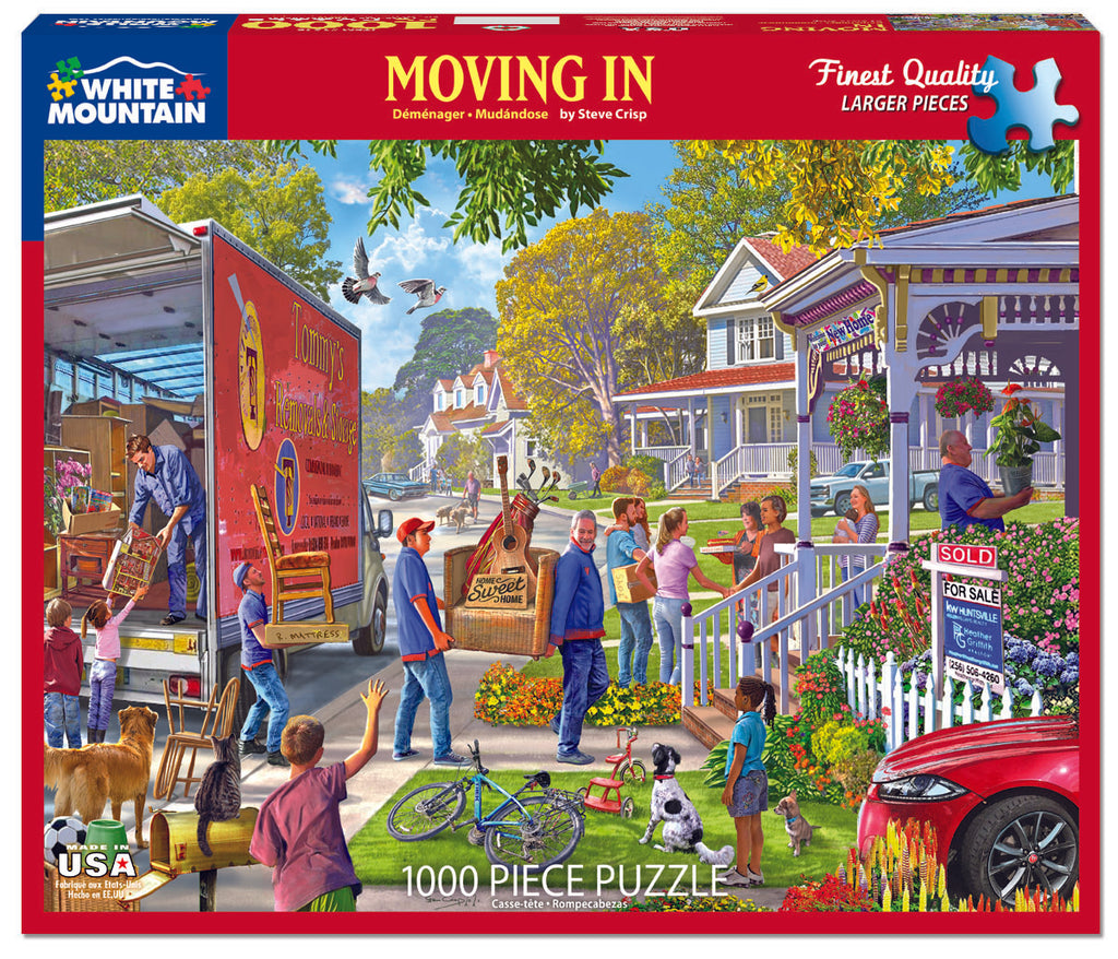 Moving In (1642pz) - 1000 Piece Jigsaw Puzzle