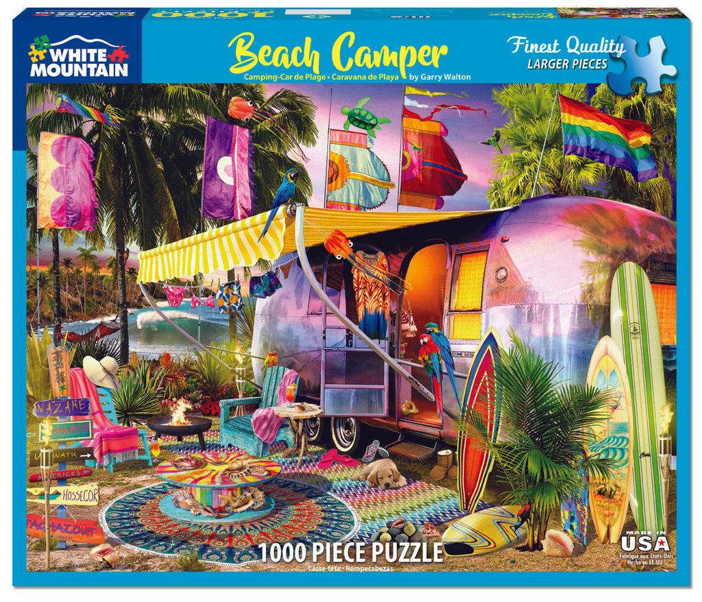 Beach Camper (1669pz) - 1000 Piece Jigsaw Puzzle