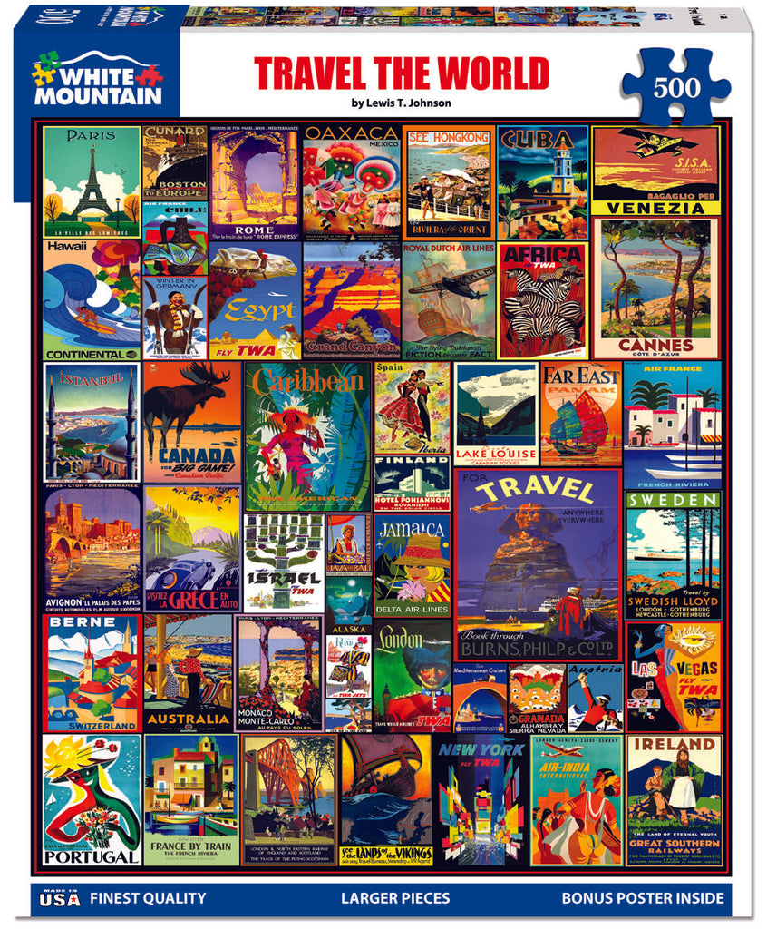 Travel The World (1153pz) - 500 Pieces