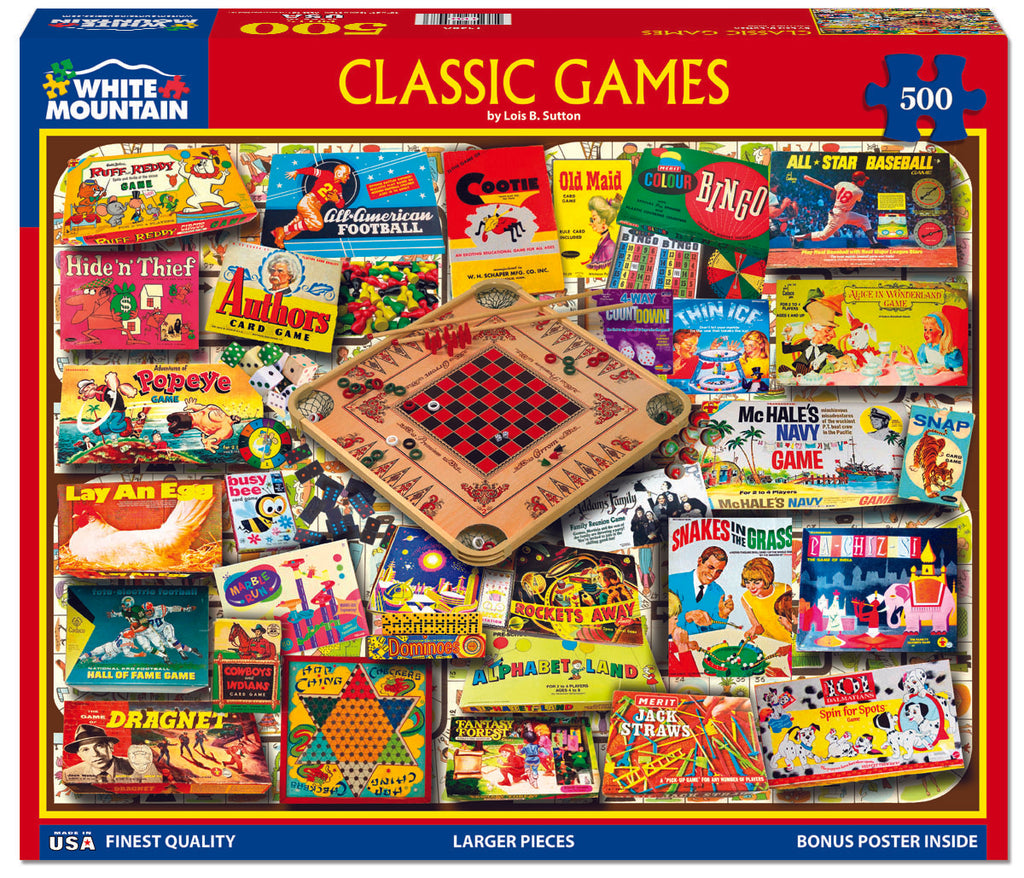 Classic Games (1438pz) - 500 Pieces