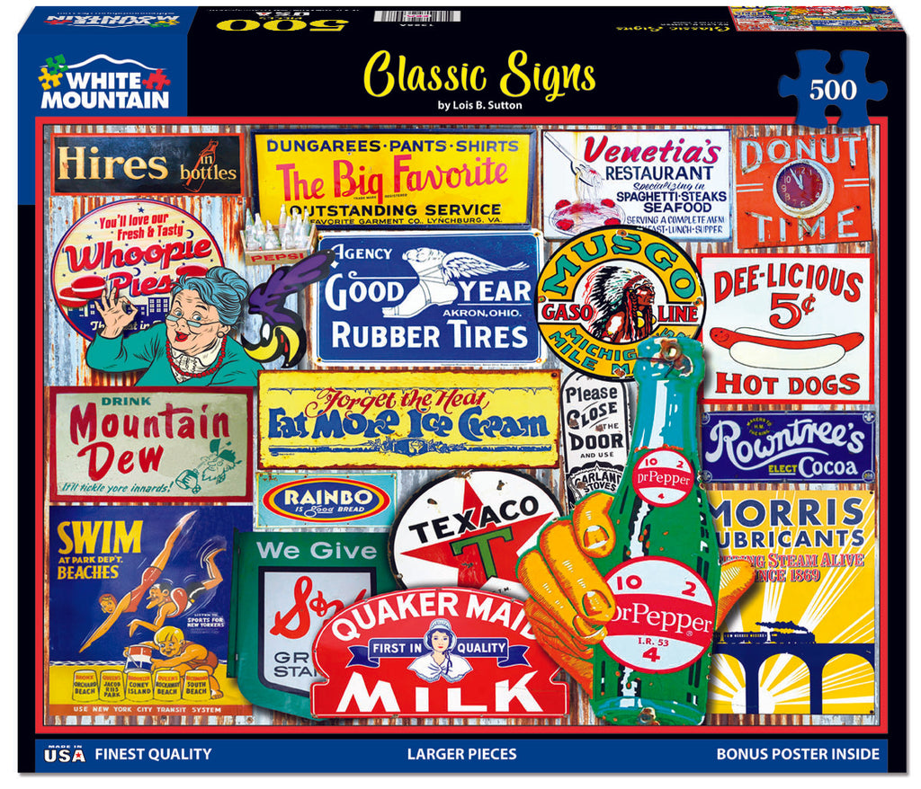Classic Signs (1589pz) - 500 Pieces