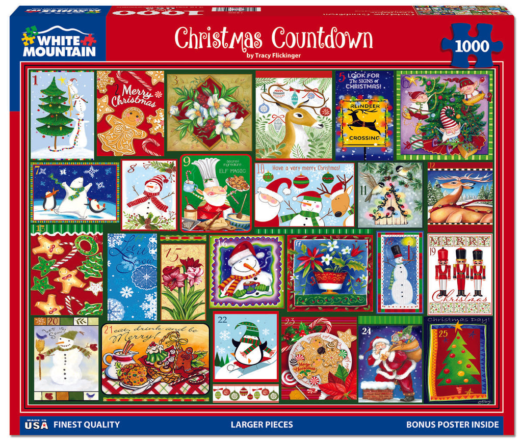 Christmas Countdown (1899pz) - 1000 Piece Jigsaw Puzzle