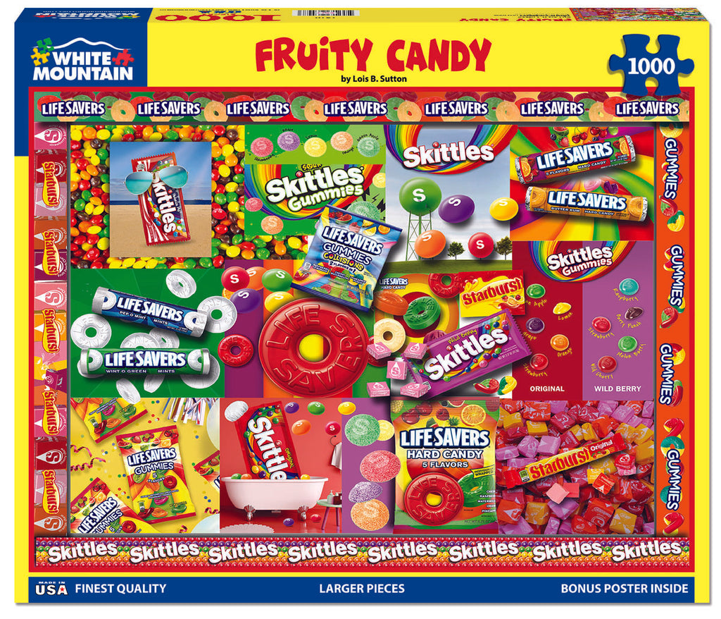 Fruity Candy (1918pz) - 1000 Piece Jigsaw Puzzle
