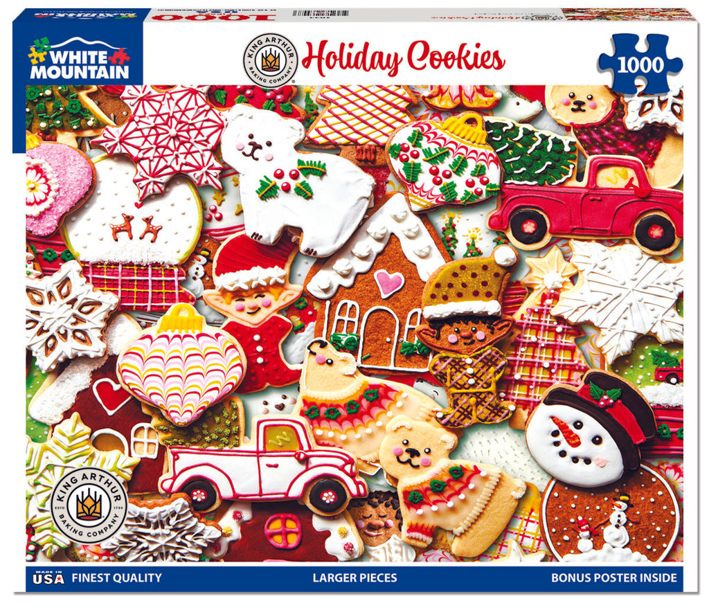 Holiday Cookies-King Arthur Flour (1922pz) - 1000 Piece Jigsaw Puzzle