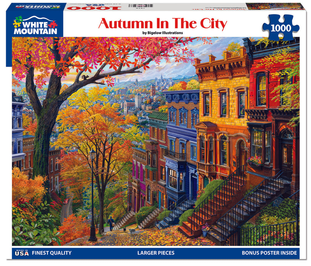 Autumn In The City (1929pz) - 1000 Piece Jigsaw Puzzle