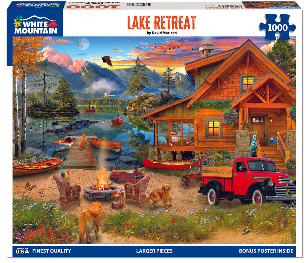 Lake Retreat (1948pz) - 1000 Piece Jigsaw Puzzle