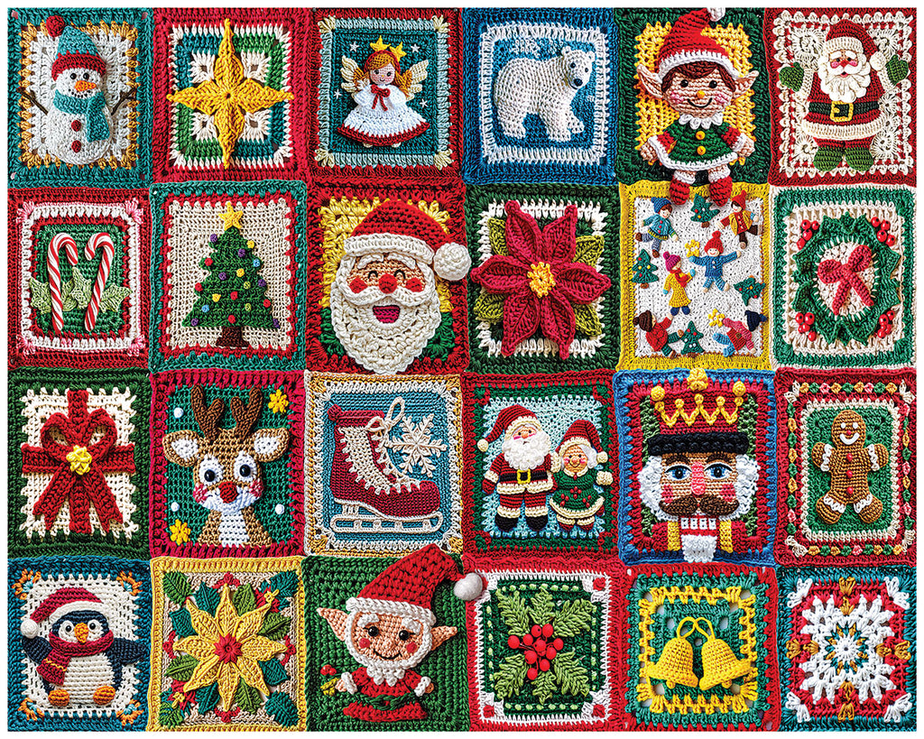 Christmas Crochet (1950pz) - 1000 Piece Jigsaw Puzzle