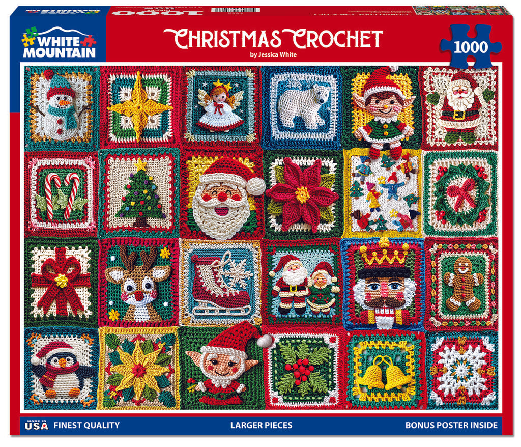 Christmas Crochet (1950pz) - 1000 Piece Jigsaw Puzzle