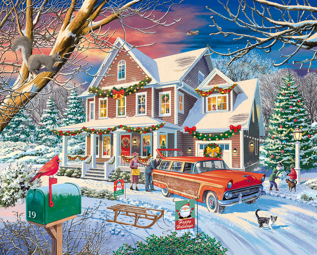 Family Christmas (1951pz) - 1000 Piece Jigsaw Puzzle