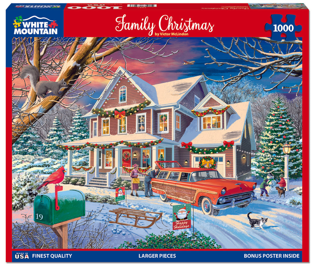 Family Christmas (1951pz) - 1000 Piece Jigsaw Puzzle