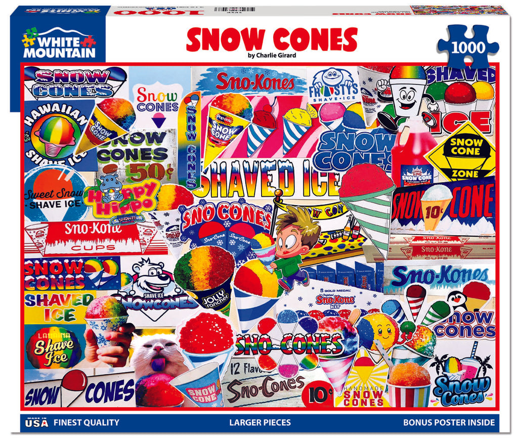 Snow Cones (1969pz) - 1000 Piece Jigsaw Puzzles