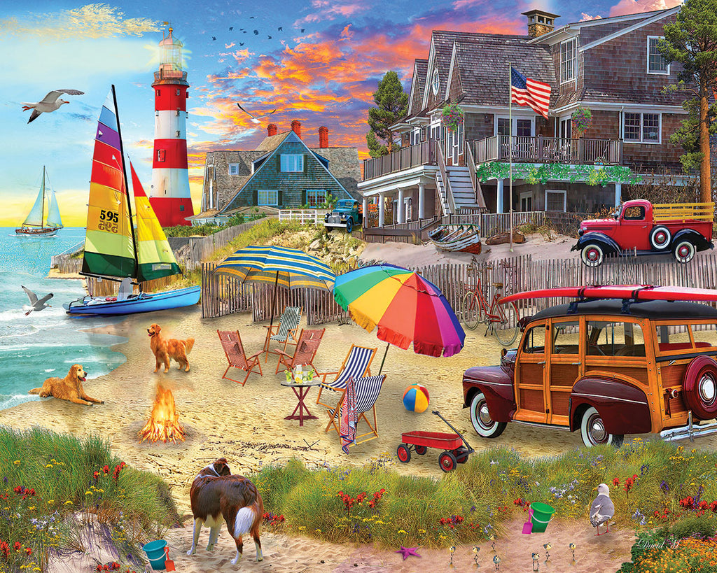 Summer Holiday (1991pz) - 1000 Piece Jigsaw Puzzle