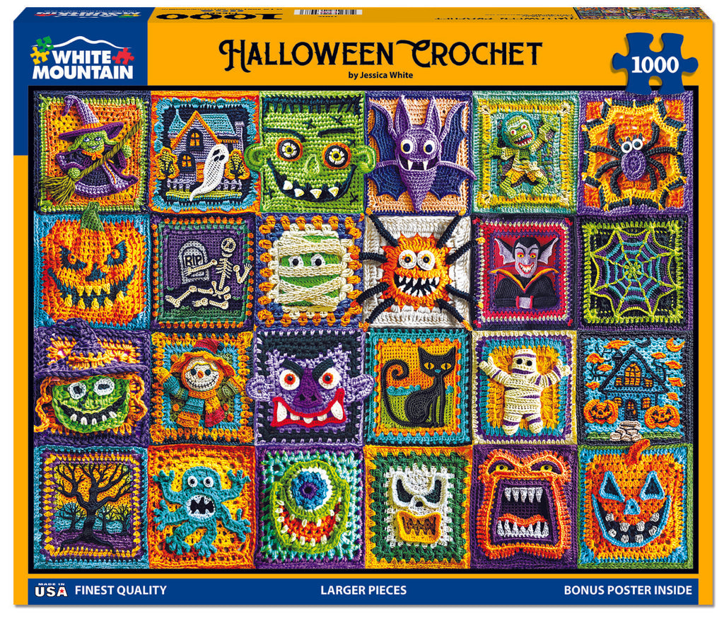 Halloween Crochet (1995pz) - 1000 Piece Jigsaw Puzzle