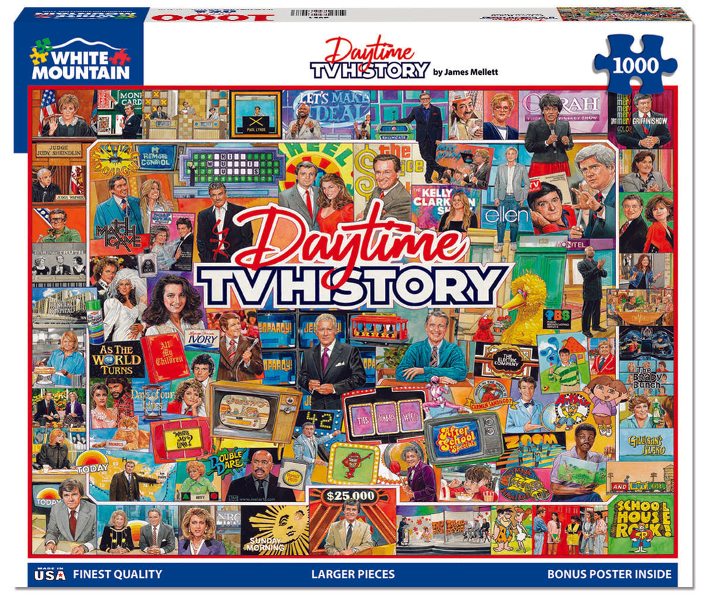 Daytime TV History (2051pz) - 1000 Piece Jigsaw Piece