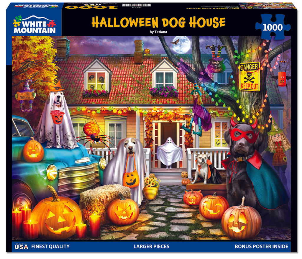 Halloween Dog House (2063pz) - 1000 Piece Jigsaw Puzzle