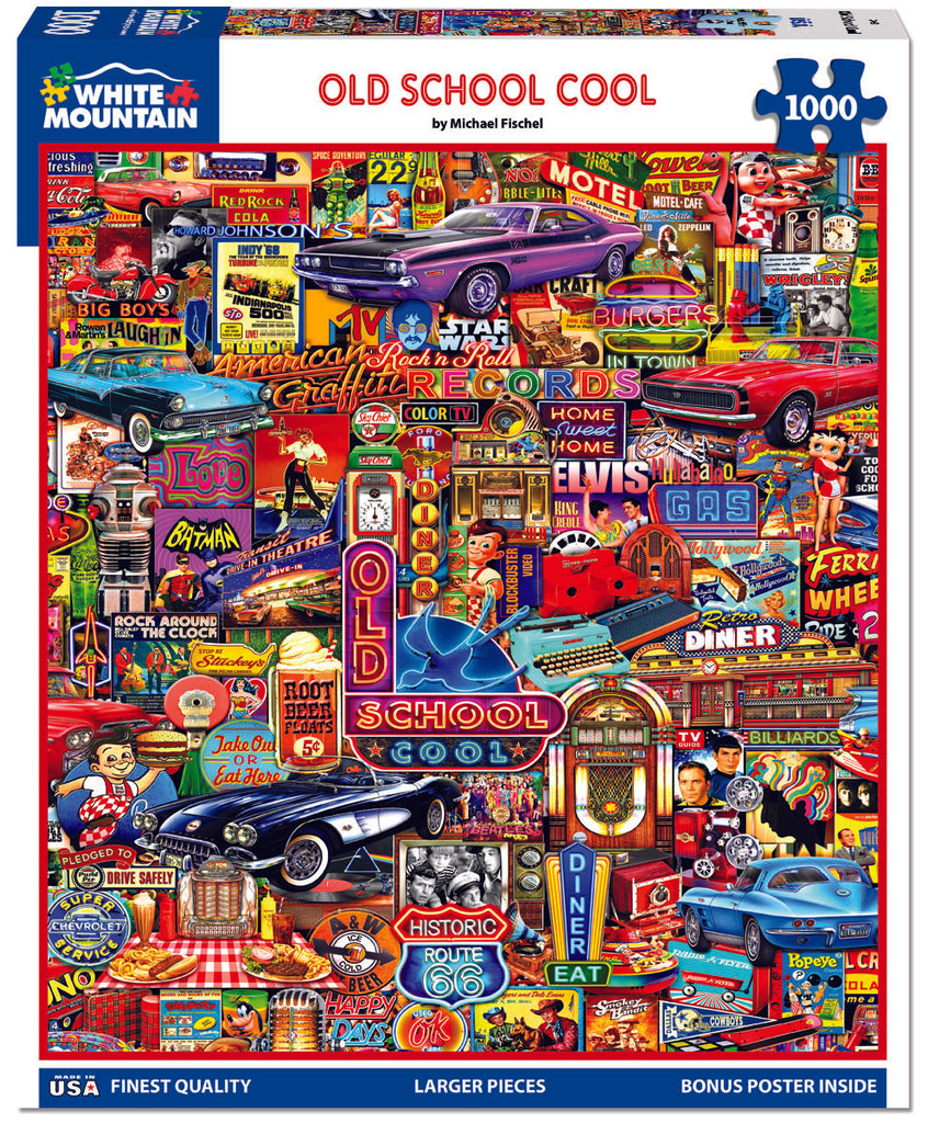 Old School Cool (2080pz) - 1000 Piece Jigsaw Puzzle