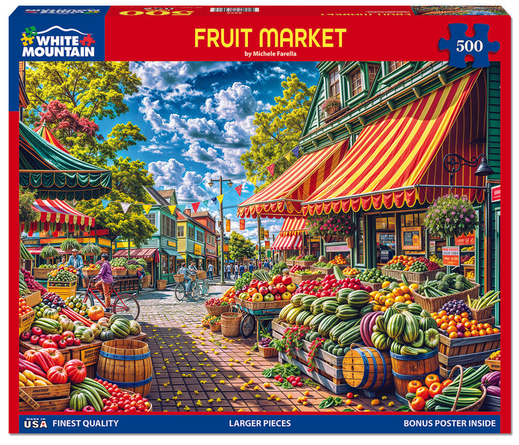 Fruit Market (2090pz) - 500 Piece Jigsaw Puzzle
