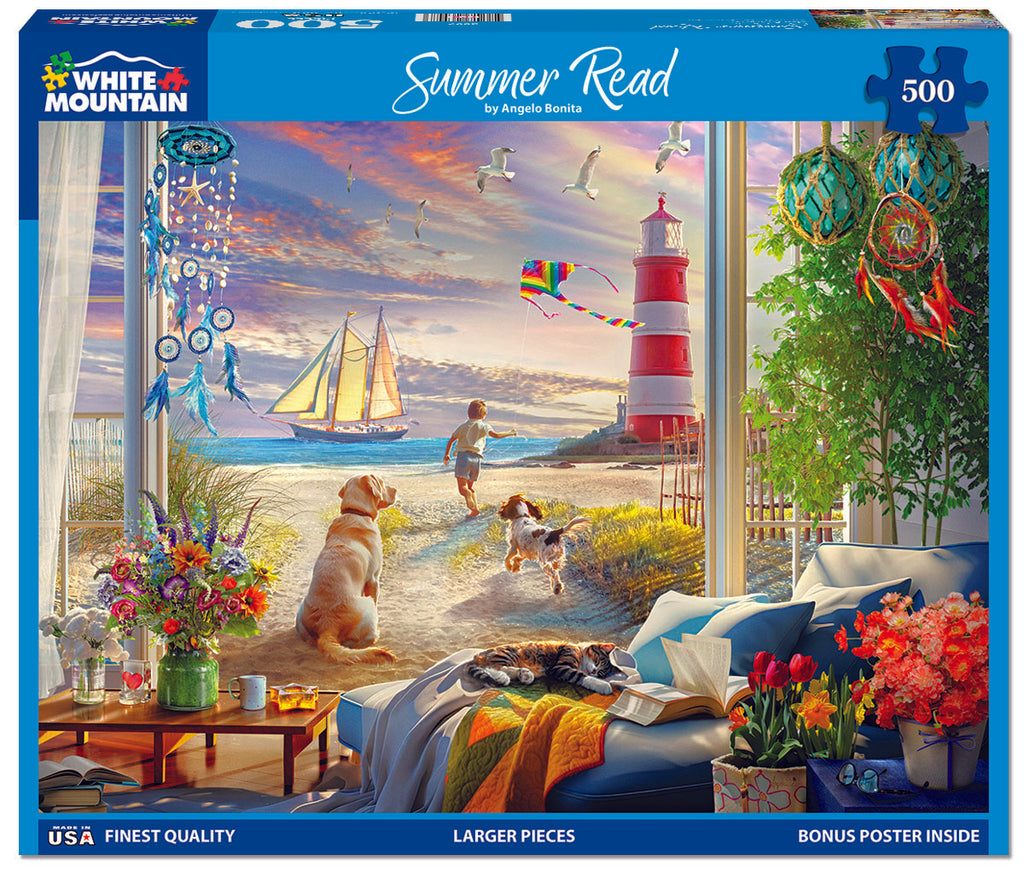 Summer Read (2097pz) - 500 Piece Jigsaw Puzzle