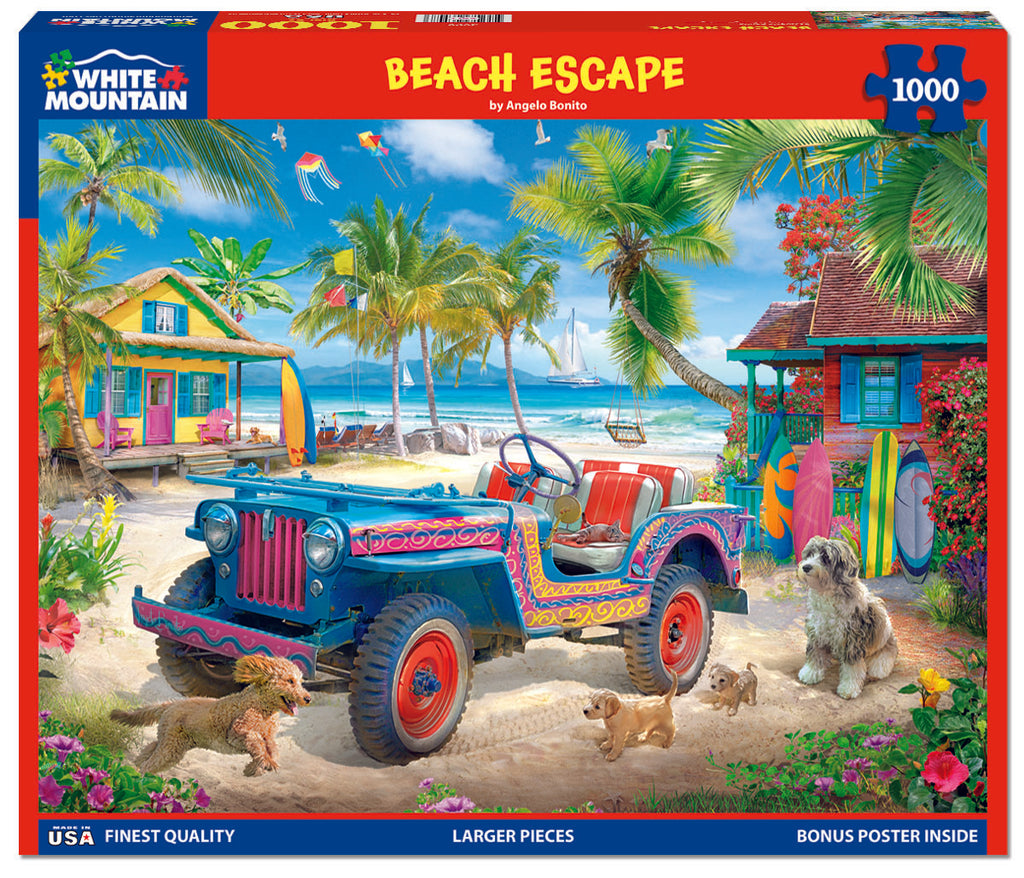 Beach Escape (2098pz) - 1000 Piece Jigsaw Puzzle