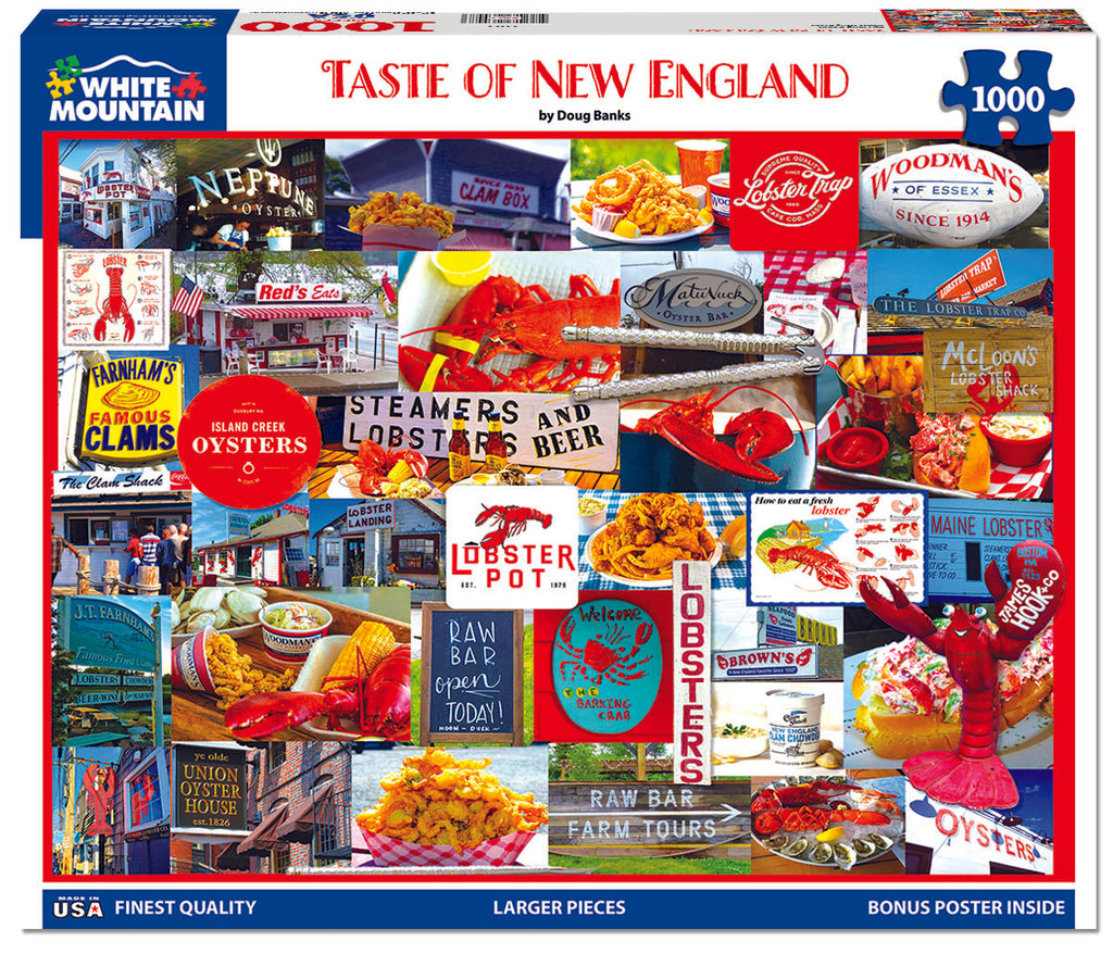 Taste Of New England (2102pz) - 1000 Piece Jigsaw Puzzle
