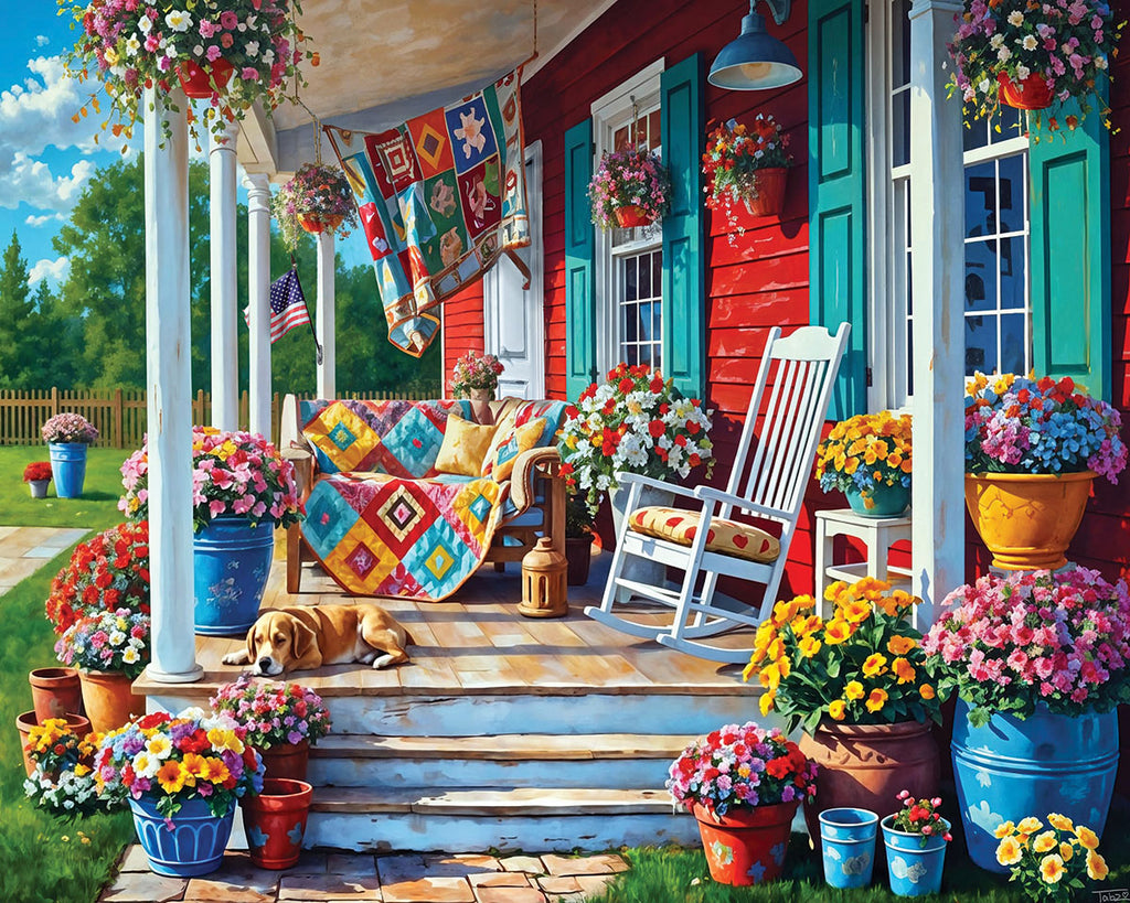 Summer Porch (2106pz) - 1000 Piece Jigsaw Puzzle