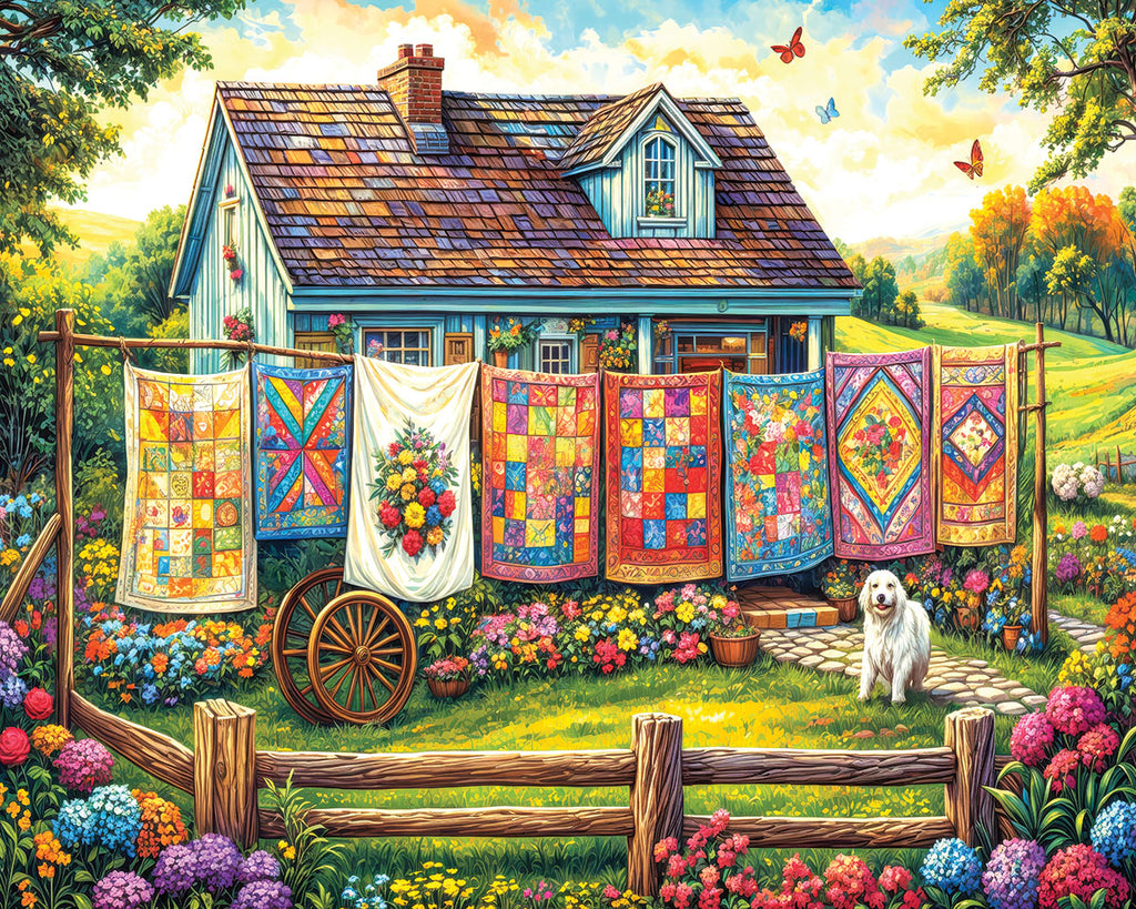 Quilt Garden (2107pz) - 500 Piece Jigsaw Puzzle