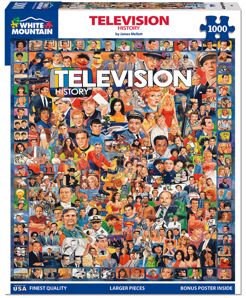 Television History (270pz) - 1000 Piece Jigsaw Puzzle