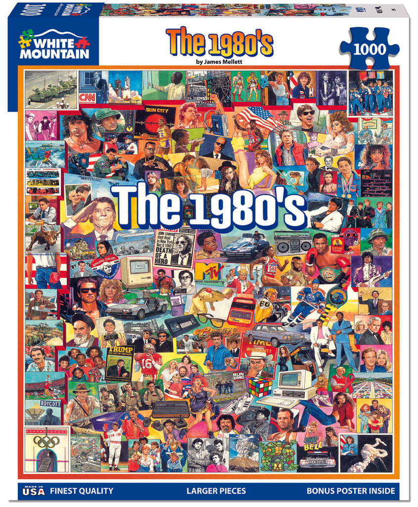 The Eighties (868pz) - 1000 Piece Jigsaw Puzzle