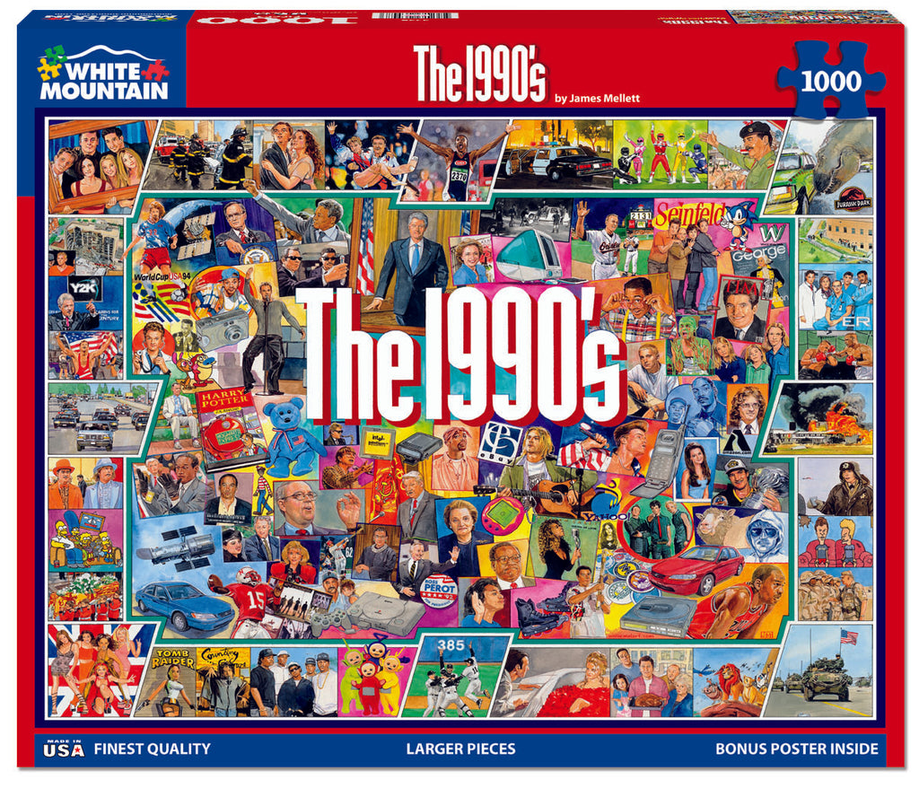The Nineties (959pz) - 1000 Piece Jigsaw Puzzle