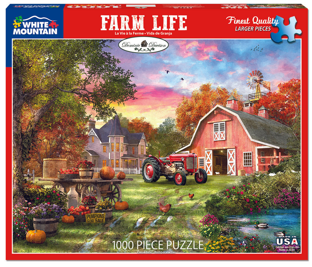 Farm Life (1479pz) - 1000 Piece Jigsaw Puzzle