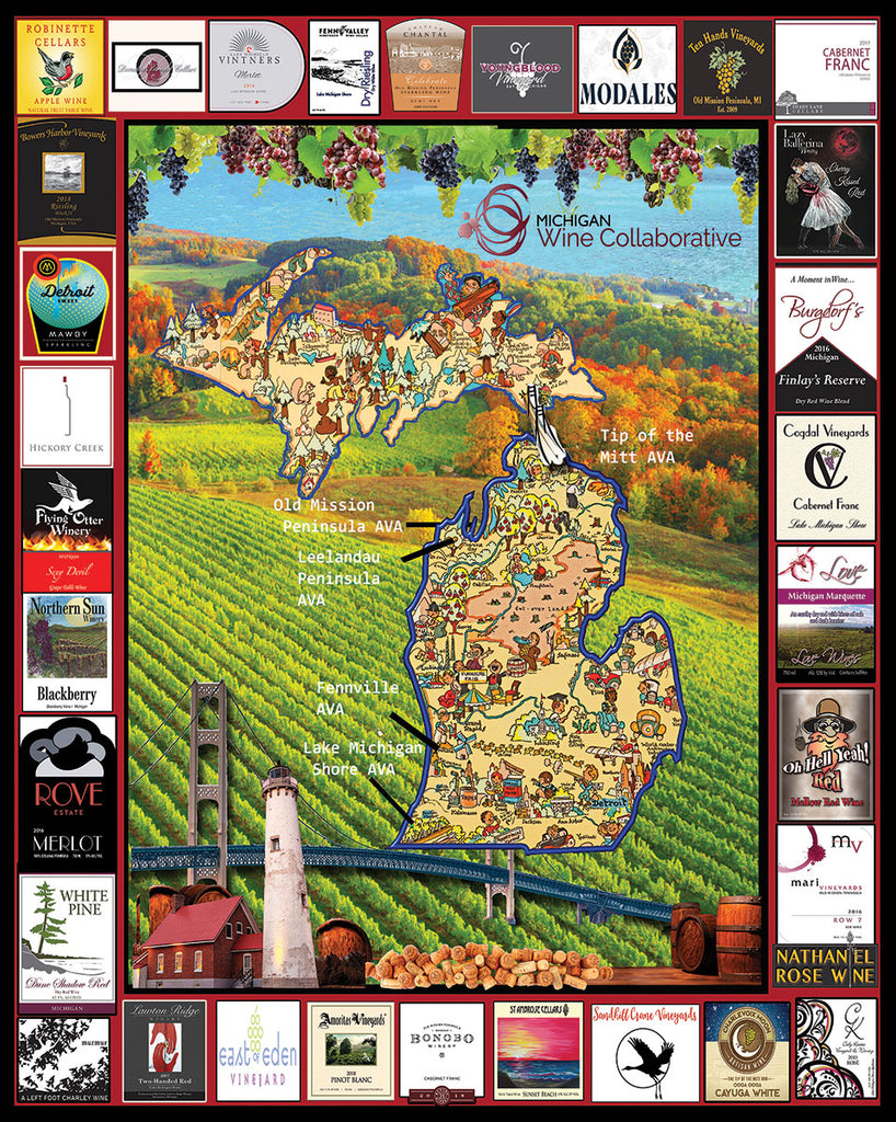 Michigan Wine (1547pz) - 1000 Piece Jigsaw Puzzle