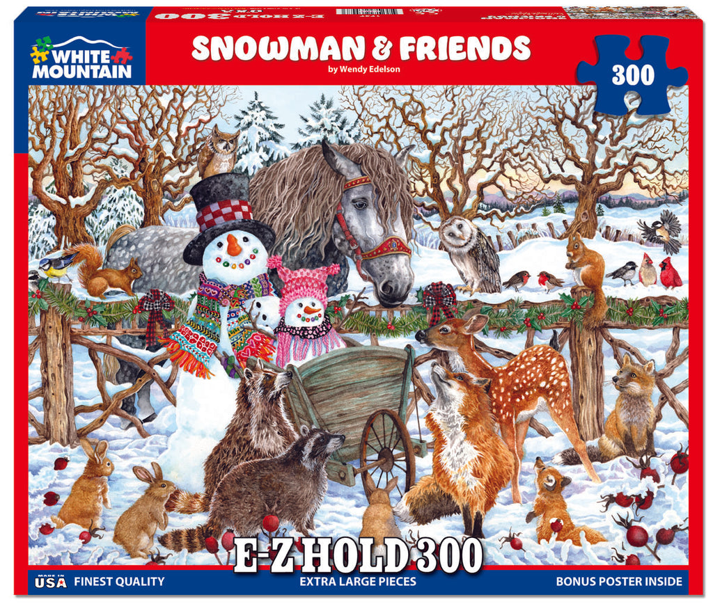 Snowman & Friends (1757pz) - 300 Piece Jigsaw Puzzle