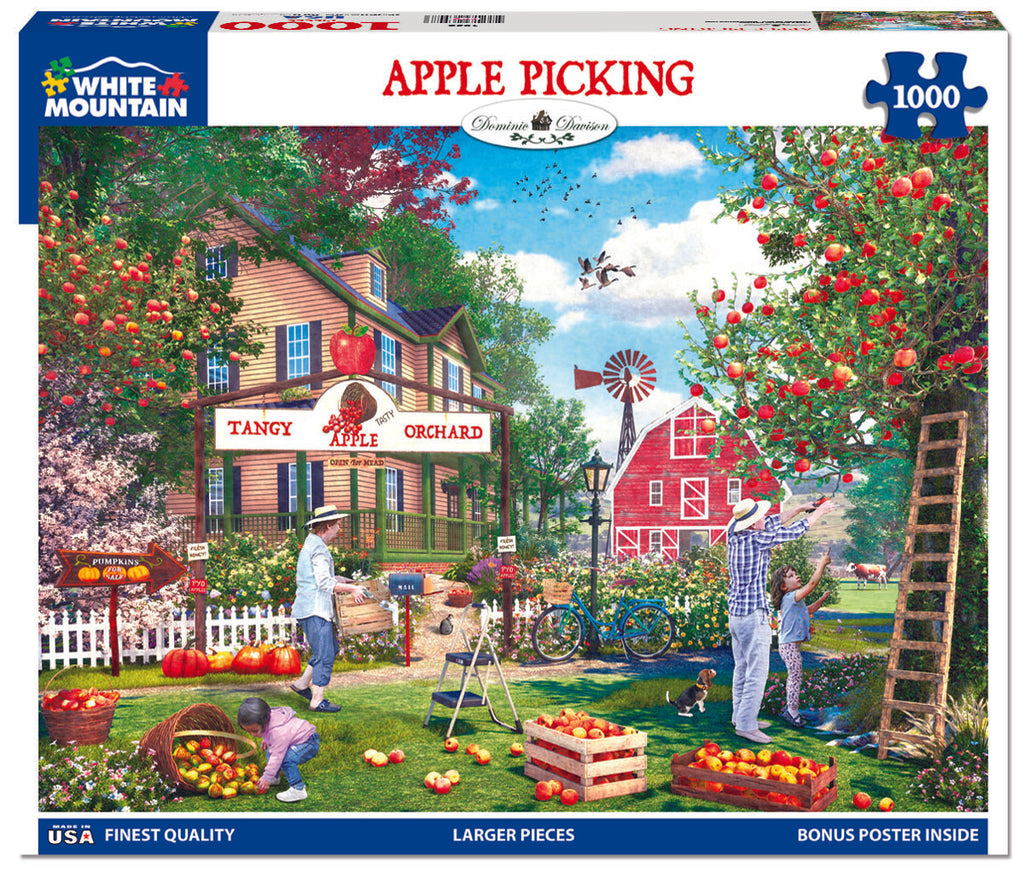 Apple Picking (1832pz) - 1000 Piece Jigsaw Puzzle