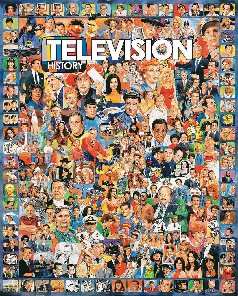 Television History (270pz) - 1000 Piece Jigsaw Puzzle