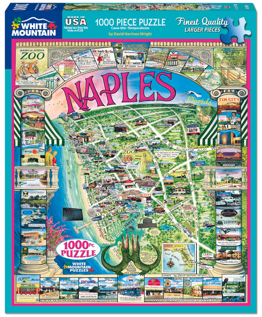 Naples, FL  (50pz) - 1000 Piece Jigsaw Puzzle